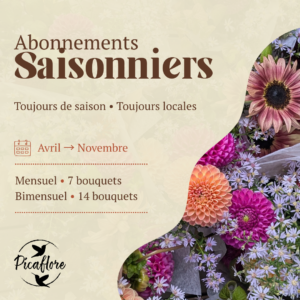 Bouquets - abonnement saisonnier